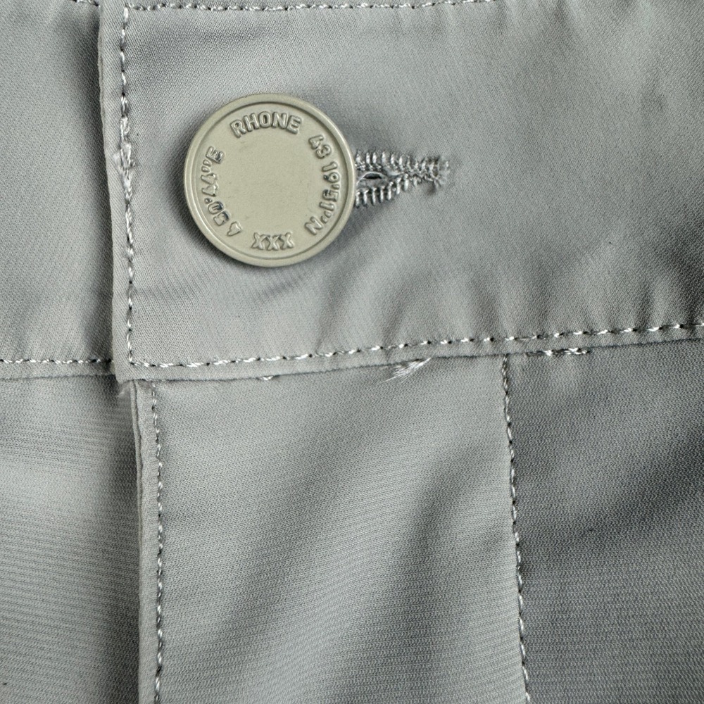 Rhone Men's‎ Golf Shorts 38 Gray 8" Inseam Performance Stretch Flat Front Casual - Picture 3 of 9